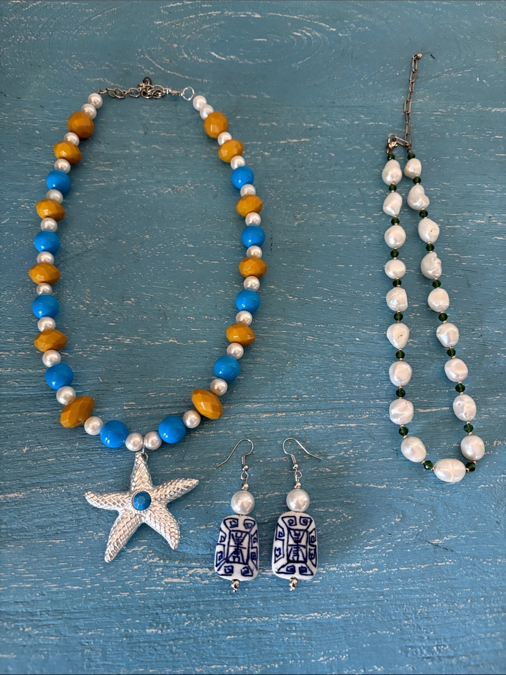 Vintage Chan Luu pearl set - Picture 3 of 10